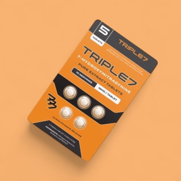 Triple7 7-Hydroxymitragynine 5ct Blister Card - Image 3
